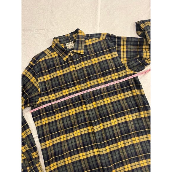 L L Bean Large Flannel Shirt Men’s - Picture 9 of 10